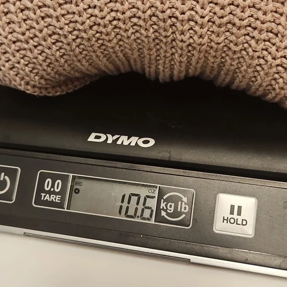 Brandy Melville Blush Pale Pink Oversize Cropped Crew neck Sweater OS - Picture 5 of 6